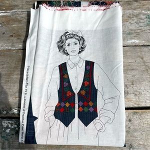 Dream Spinners Vintage harvest vest fabric sewing pattern
